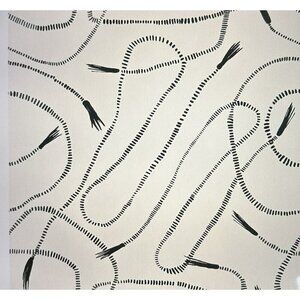 Susan Hable for Soicher Marin Anthropologie "Whips"  Wallpaper Roll 33' x 20.5"